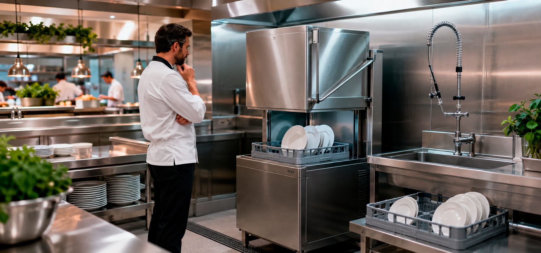 Como escolher uma lava-louças industrial para restaurante?